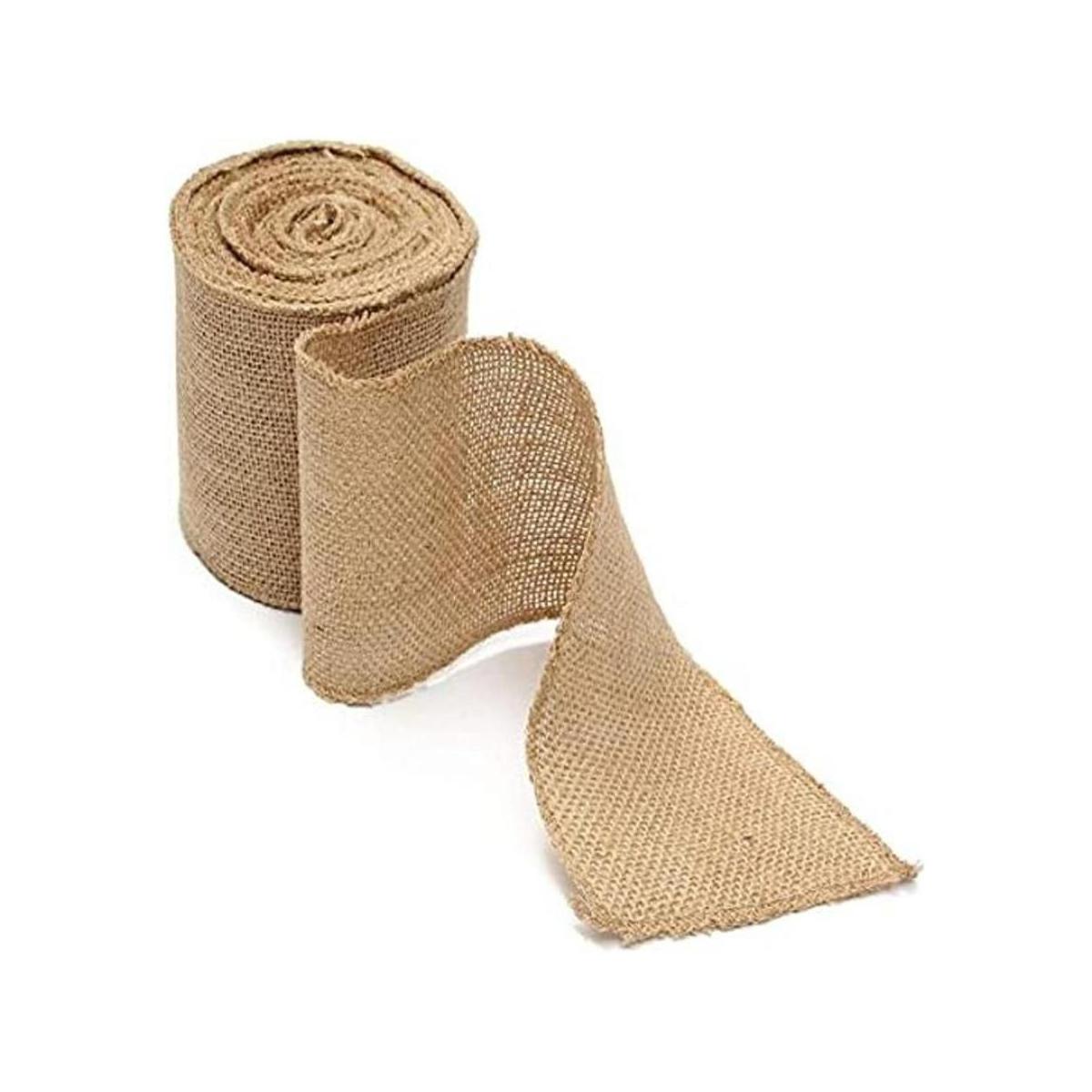 Lainrrew Cinta de arpillera de 3.9 in de ancho cinta de