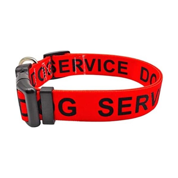 MayPaw Collar de perro de servicio 1 pulgada y 1.5_1