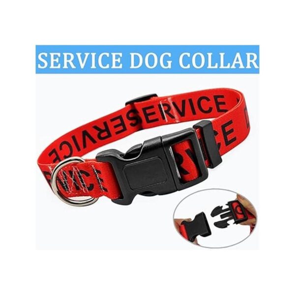 MayPaw Collar de perro de servicio 1 pulgada y 1.5_2