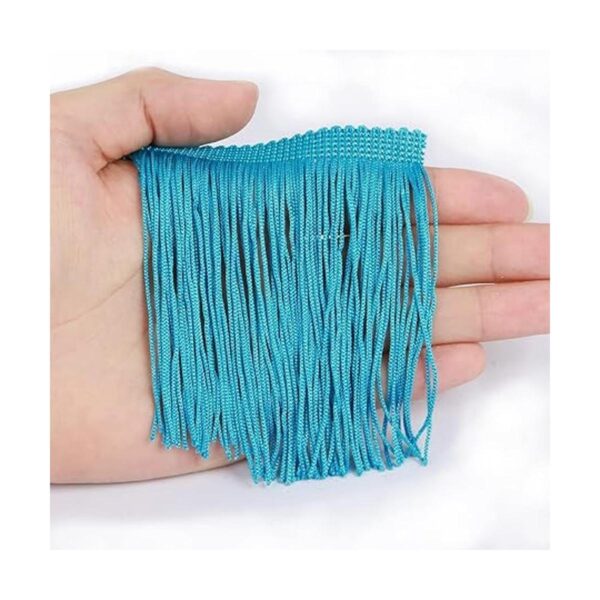 HedongHexi Chainette Fringe Trim 5 Yard x 4 Inches Fabric_3