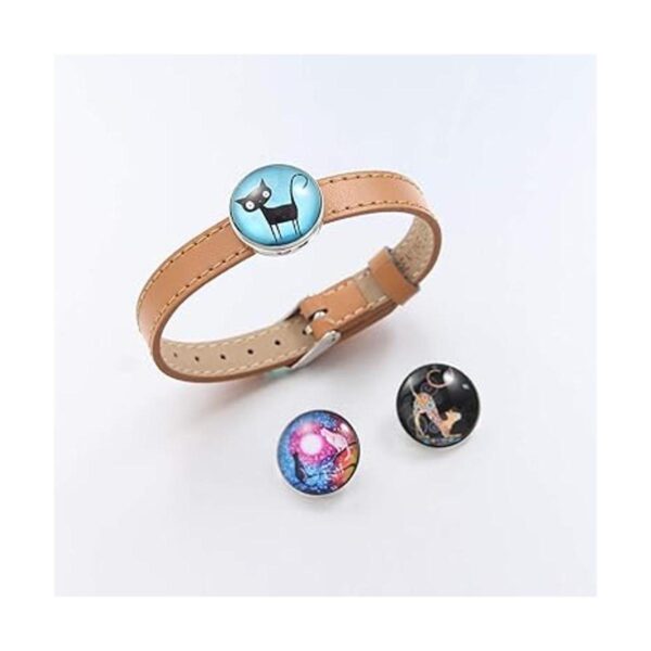 Coeufuedy 20 dijes de joyería de gato de 0.709 in_4