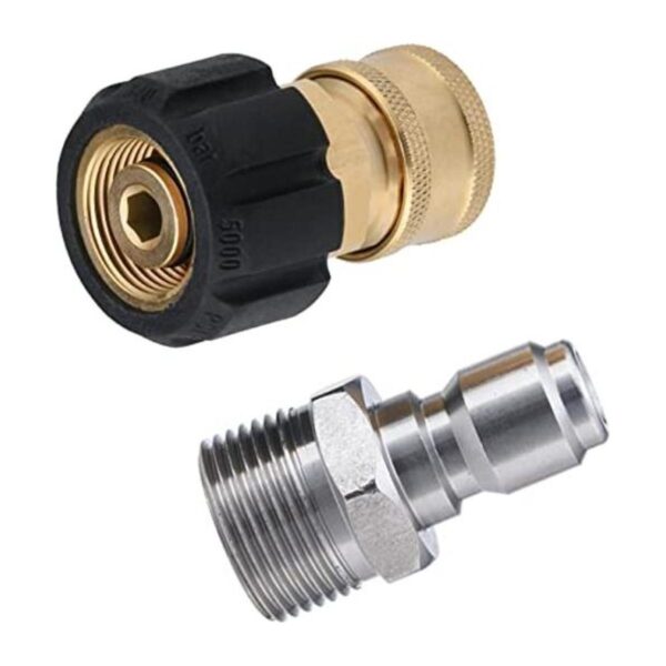 JOEJET Juego de adaptadores de lavadora a presión M22 a