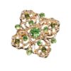 Lucky Monet Lote de 12 broches de cristal de diamantes de_3