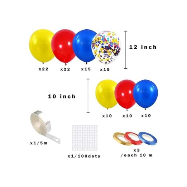 Kit de guirnalda de globos de circo de carnaval arco de_2