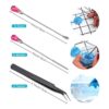 Kit de 16 palillos de silicona para agitar cepillo epoxi