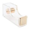 Dispensador de cinta acrílica dorada kit de dispensador_1