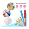 Kit de 16 palillos de silicona para agitar cepillo epoxi