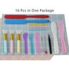 Kit de 16 palillos de silicona para agitar cepillo epoxi
