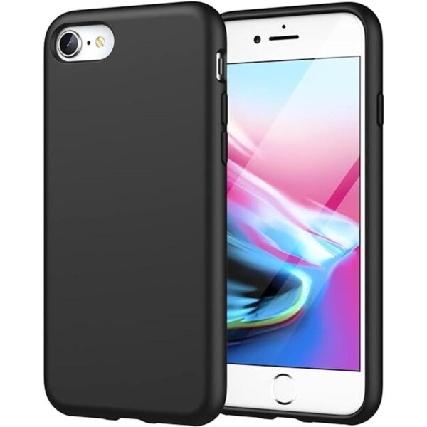 JETech Funda de silicona para iPhone SE 2020 8 y 7_1