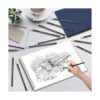 HomeMall Juego de lápices de dibujo 37 paquetes de kit de