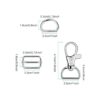 Hysagtek 60 piezas de accesorios para la fabricación de