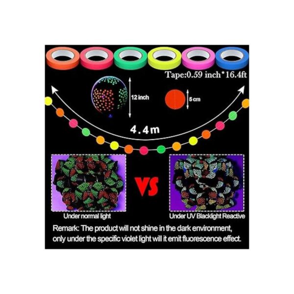 Glow In The Dark Party Supplies Juego de suministros de_6