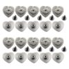 Mingchen Retro Love Heart Flower Texture Remache
