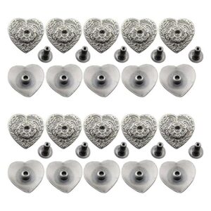 Mingchen Retro Love Heart Flower Texture Remache