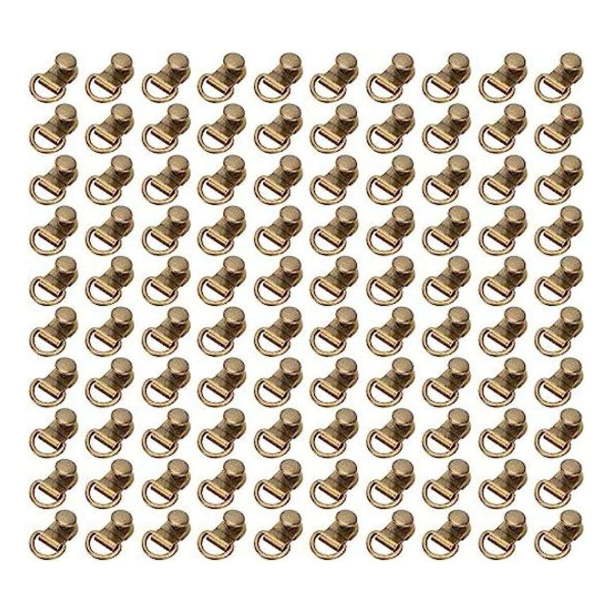 Ichiias Juego de 100 ganchos de encaje para zapatos de