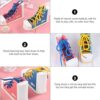 NUOBESTY Aprende a atar zapatos de madera con cordones_4