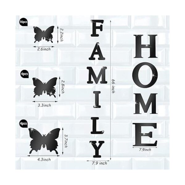 Outus Letras 3D para el hogar de la familia decoración de