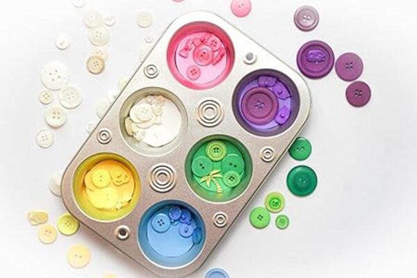 Hygloss Products Botones Bucket O botones surtidos para_3