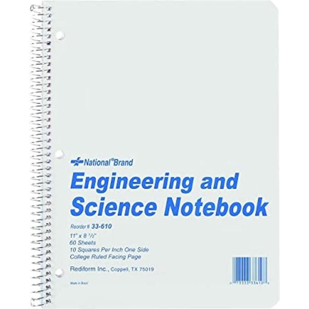 National Engingeering and Science Cuaderno de 10 x 10