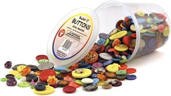 Hygloss Products Botones Bucket O botones surtidos para_1