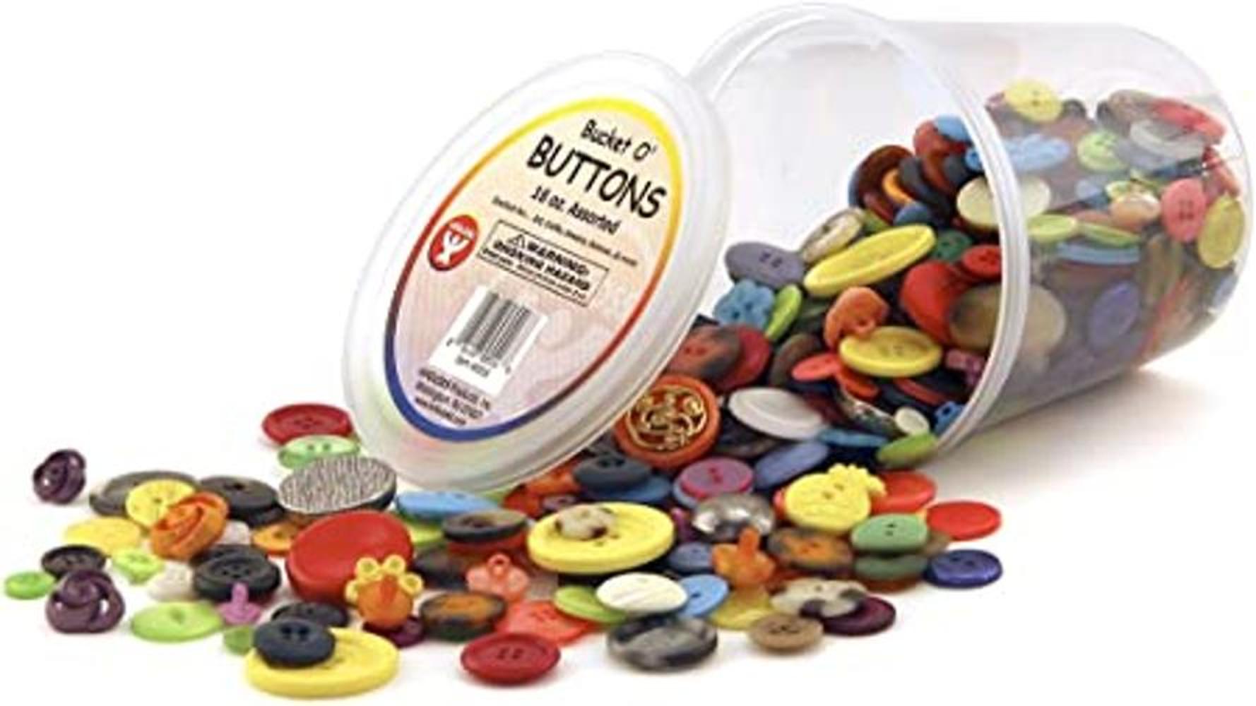Hygloss Products Botones Bucket O botones surtidos para
