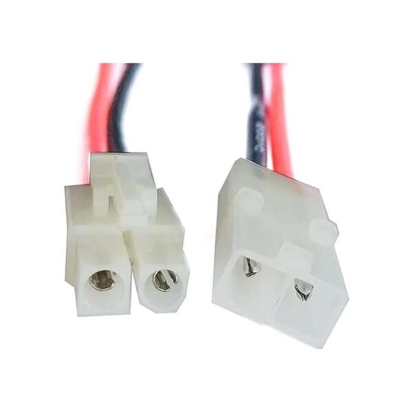 DEVMO 2 pares 14AWG TaMiya estilo conector a Deans T_5