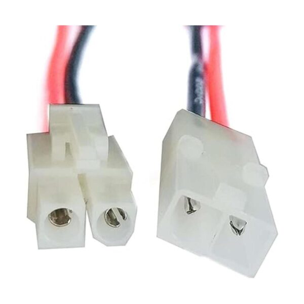DEVMO 2 pares 14AWG TaMiya estilo conector a Deans T_4