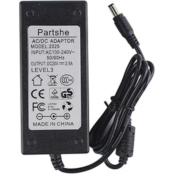 PARTSHE Cargador adaptador de CA fuente de alimentación_2