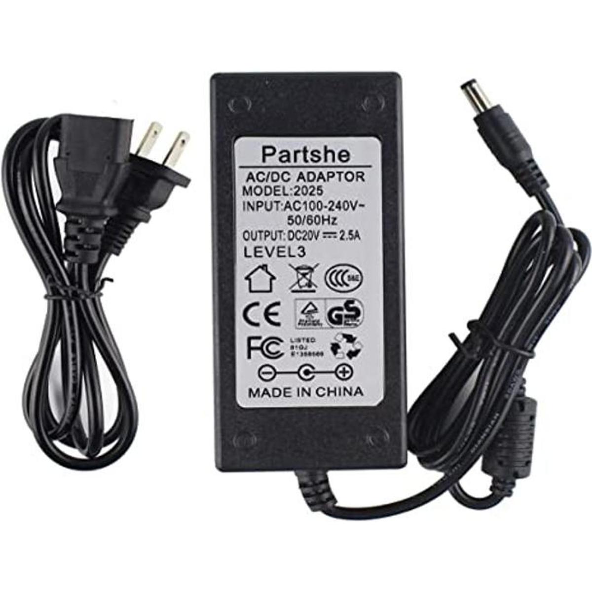 PARTSHE Cargador adaptador de CA fuente de alimentación