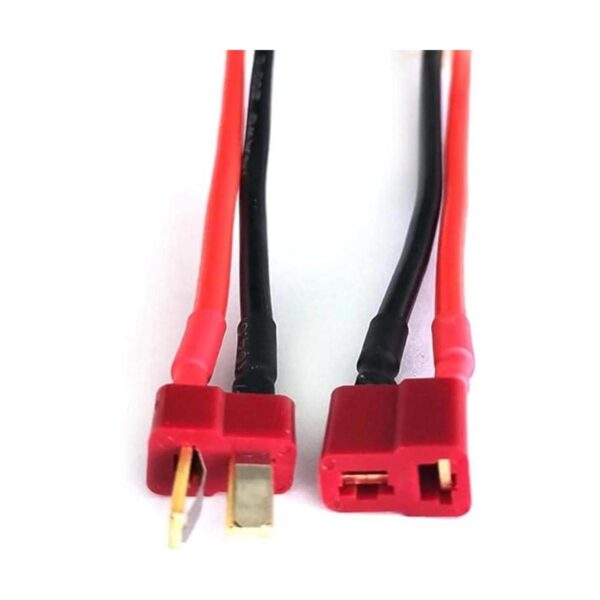 DEVMO 2 pares 14AWG TaMiya estilo conector a Deans T_3