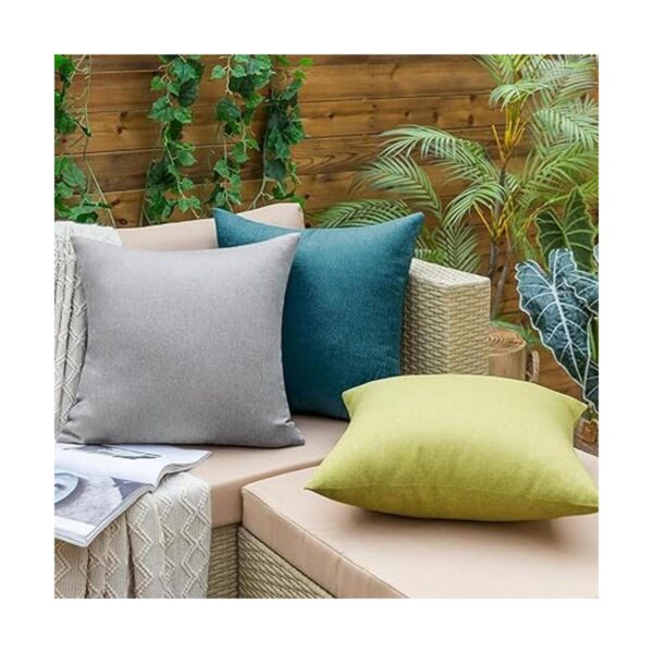EMEMA Juego de 2 fundas de almohada decorativas rústicas_5