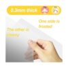 Hewolly Kit de 134 hojas de plástico termorretráctil con