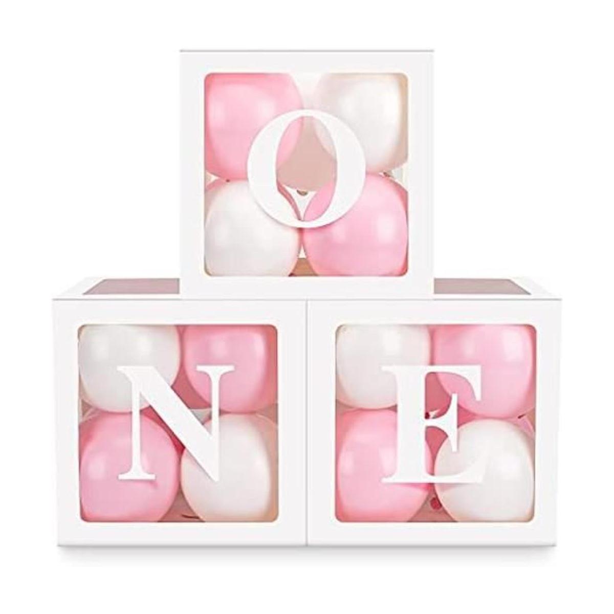 Decoraciones de fiesta de primer cumpleaños para niña