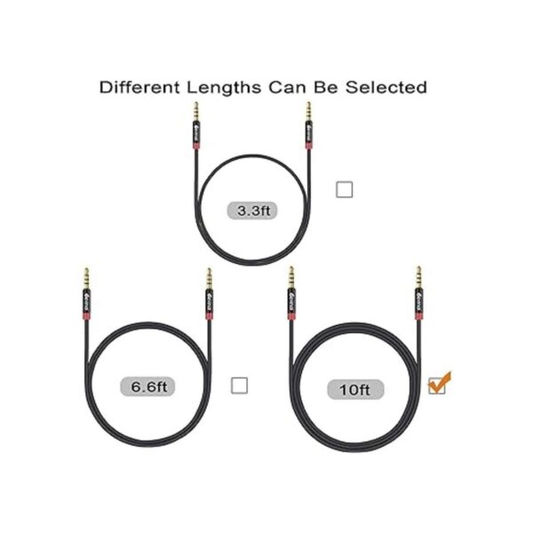 Devinal Cable TRRS de 0.138 in cable auxiliar de 4 polos_2