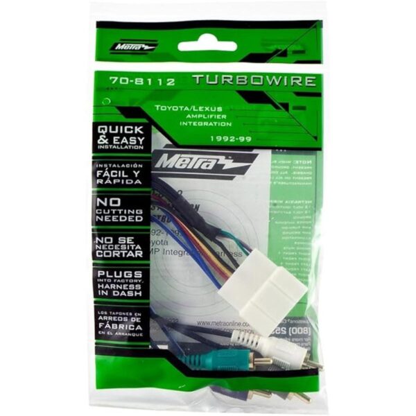 Metra 708112 Arnés de cableado para radio para Toyota Amp_2