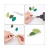 FINGERINSPIRE 30 hojas de ganchillo hechas a mano en 3_4