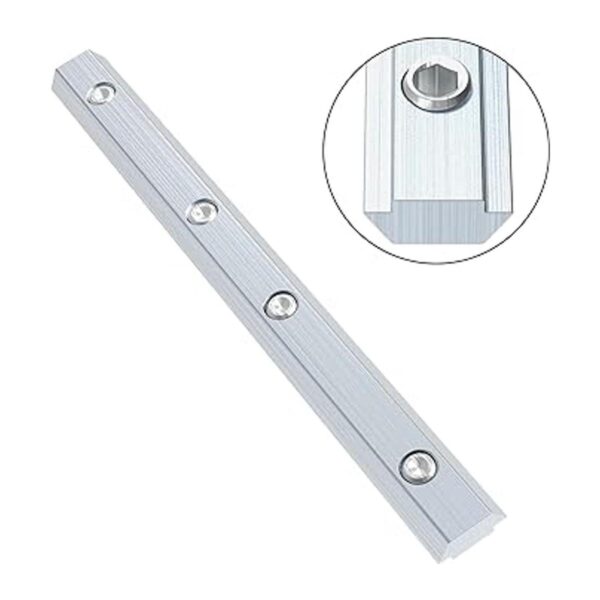 Conector de línea recta de perfil de aluminio de la serie