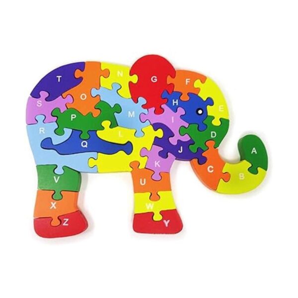 Honbay Puzzle de madera para niños de 3 a 7 años letras_2