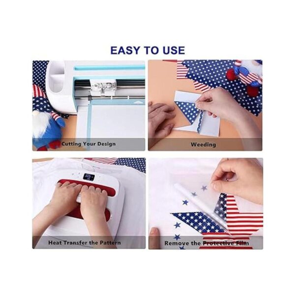 Mabende Vinilo de bandera de Estados Unidos 2 piezas de
