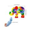 Honbay Puzzle de madera para niños de 3 a 7 años letras_3