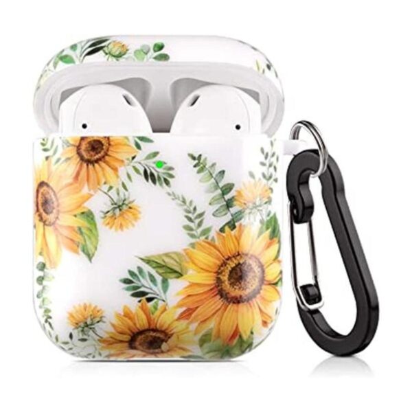 Lokigo Funda para Airpod funda protectora de girasol con