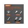 HELIFOUNER Kit de pasadores de estante de 180 piezas 6