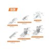 HELIFOUNER Kit de pasadores de estante de 180 piezas 6
