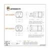 JourneymanPro 515CCV Clamshell 15 Amp 120125 voltios NEMA