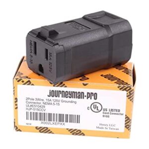 JourneymanPro 515CCV Clamshell 15 Amp 120125 voltios NEMA