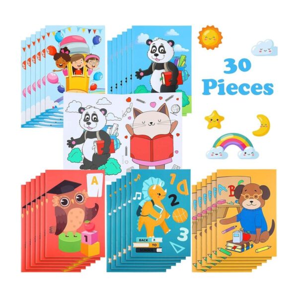 Libro para colorear de 30 piezas relleno de bolsas de_1