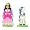 Melissa Doug Juego de muñecas magnéticas de madera para_6