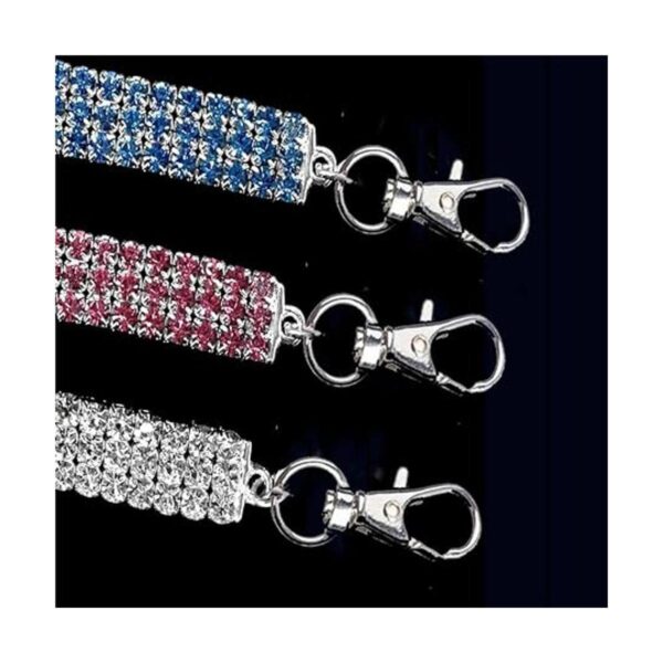 Dogs Kingdom Increíble collar de 3 filas de diamantes de_3