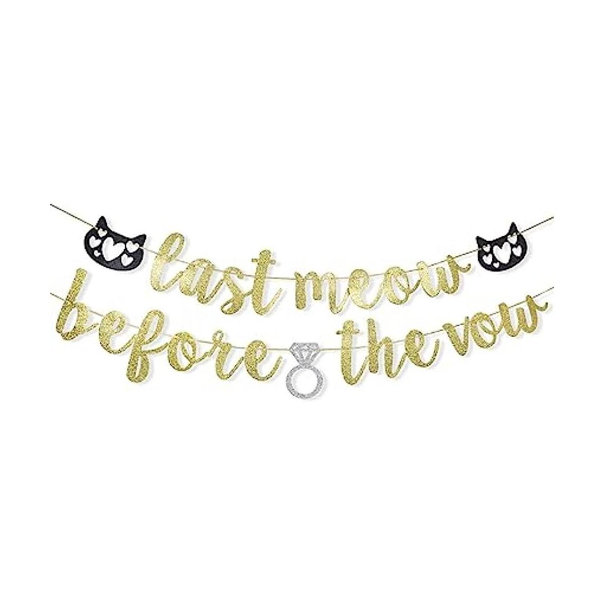 Banner para amantes de los gatos pancarta de despedida de