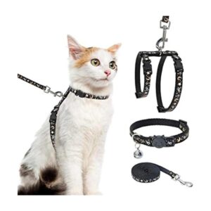 Arnés para gatos con correa y collar Arnés ajustable a_1